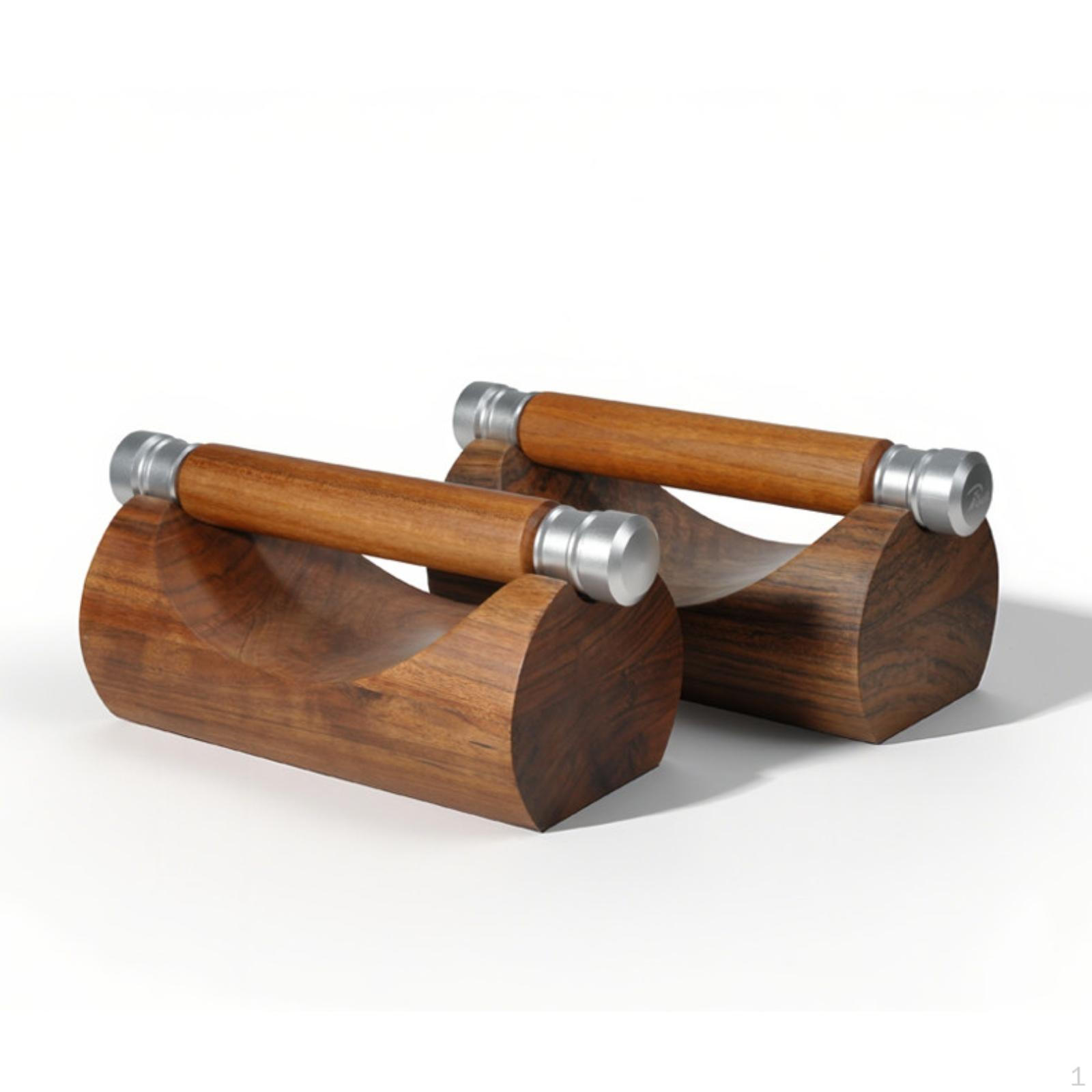 Curved Wooden Press up Supports Metal