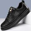 Fashion Style Mens Genuine Leather Flats  Summer Comfortable Male Sneakers Soft Versatile Hollow Out Footwear Leisure Walk Shoes