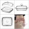 KADAX Butter Dish Butter Keeper with Lid for Butter Glass Container 16 Cm Classic
