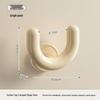 Suction Cup Wall-Mounted Bathroom Slipper Rack & Shoe Dryer
