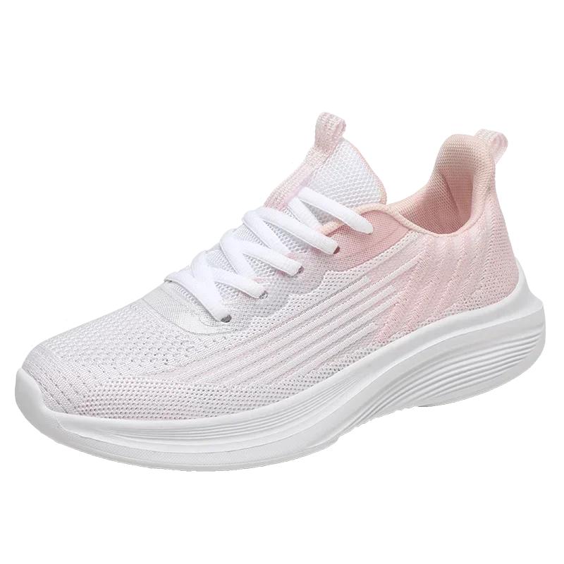 Fashion Large Size Mens Casual Sports Shoes Breathable Fly Woven Lightweight Couple Running Shoe Non-slip Women's Men's Tennis sneakers