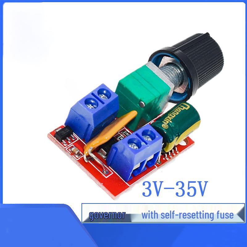 3V-35V PWM DC Motor Speed Controller with LED Dimming & Adjustment Module