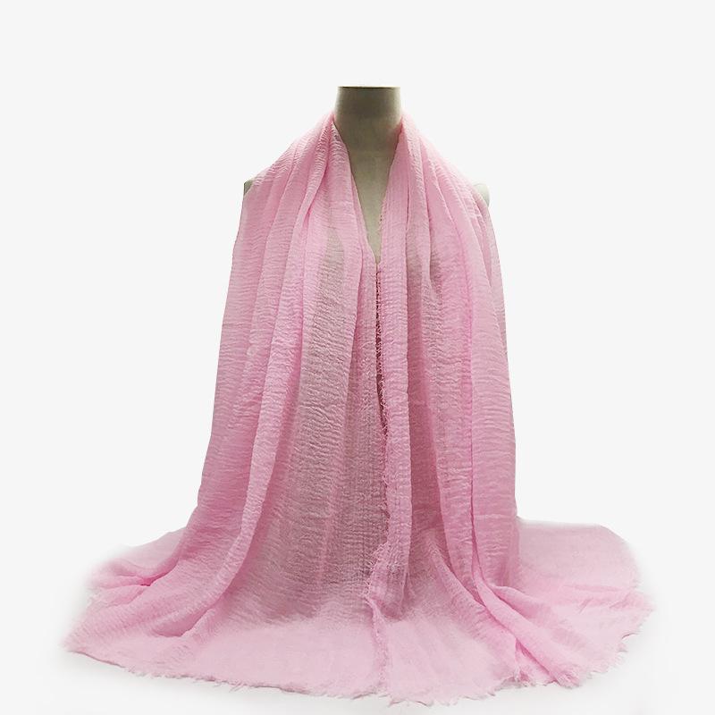 Women Cotton Linen Scarf Summer Girl Solid Color Sunscreen Thin Scarves Soft Shawl Foulard Viscose Spring Female Wrap Shawls New