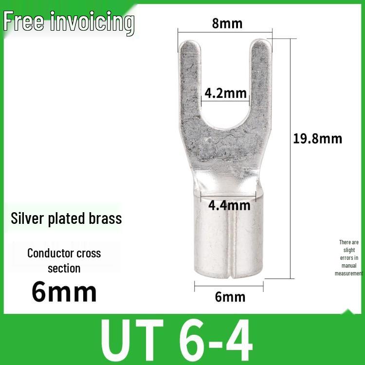 Silver-Plated Brass Terminal Block: Round, U, Y, Fork Type Lug SNB/RNB Open Barrel
