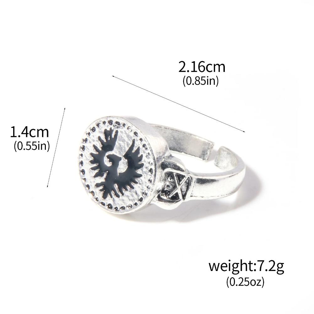 Dark Souls Series Adjustable Rings for Men Havel's Demon's Scar Chloranthy Badge Cosplay Jewelry Game Fans Accessories
