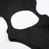 Gothic Techwear Sexy Hollow Out Sleeveless Tank Tops Bodysuit For Women Streetwear Style Backless Playsuit Vest For Women
