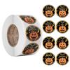 Label Gift Packaging Pumpkin Labels Stickers Halloween Sticker Paper Seal Labels Candy Bags Sticker