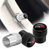 Car Decor 4Pcs Type R Typer Logo Car Wheel Tire Valve Caps Stem Caps Dust Proof Covers For Honda Odyssey Accord Civic CRV Jazz