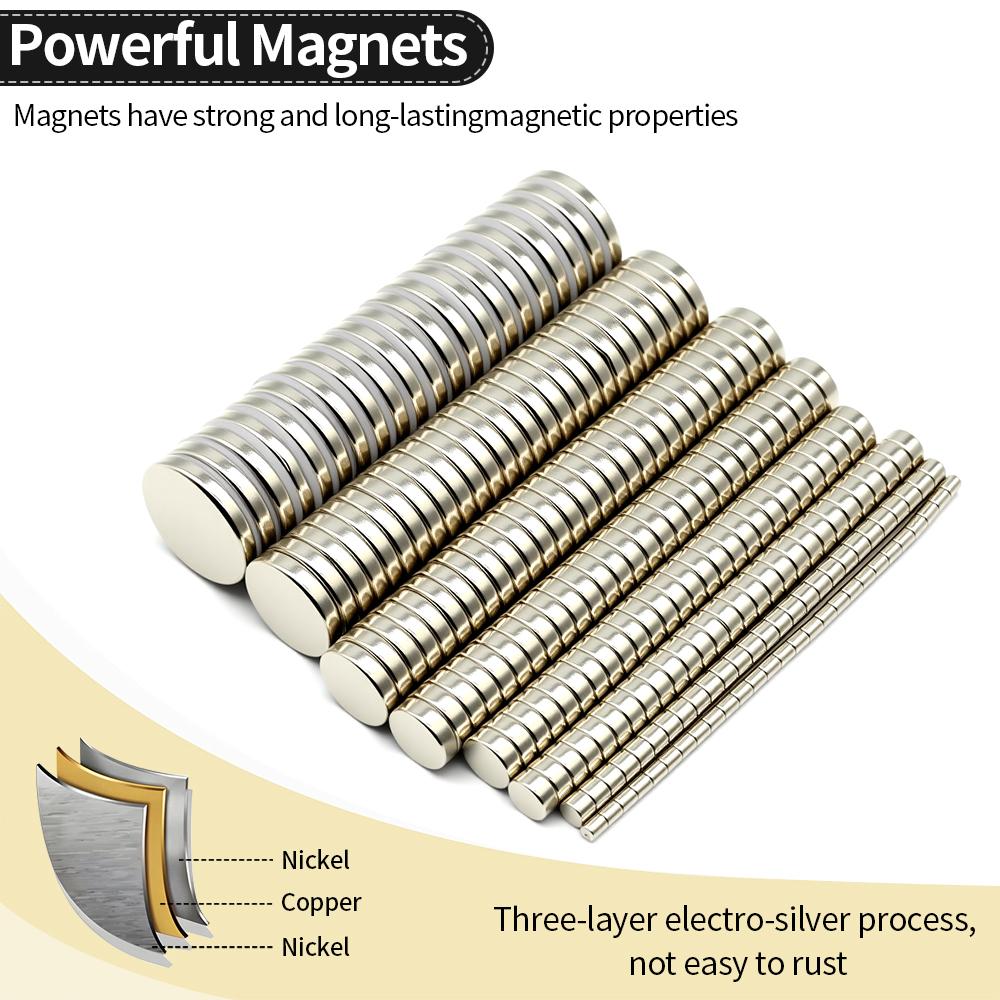 Super Strong Neodymium Magnet N35 NdfeB Permanent Magnetic imanes Round Powerful Magnets Refrigerator Magnet 3x4/8x4/12x4/20x4