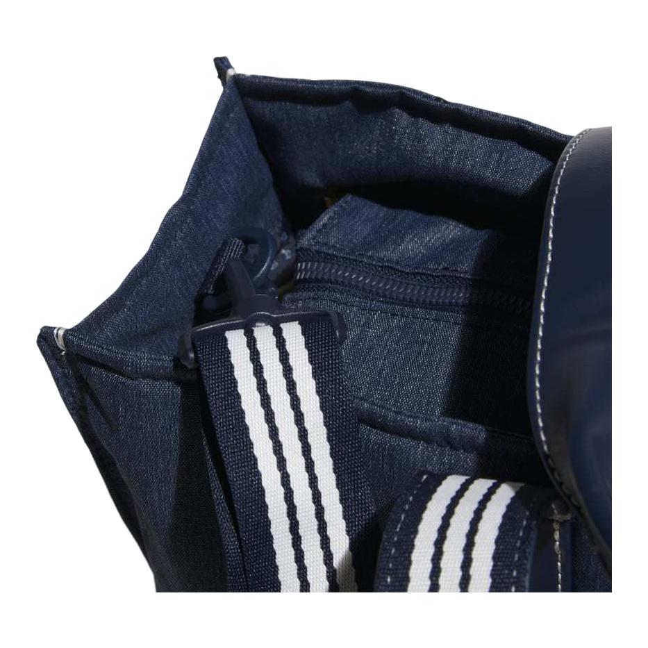 New Adidas Recycled Polyamide Tote Bag, Shopping Bag, Shoulder Bag, Handbag Large Women's Marine Blue JF4649