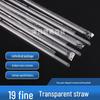 Individually Wrapped Transparent Sharp Tip Boba Straws - Pack of 1
