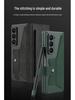 Samsung Z Fold7 Business Style Armor Flip Case with Pen Slot, Card Holder, and Screen Protector.