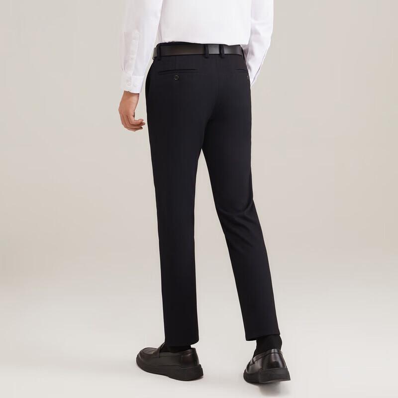 YOUNGOR Men's Business Casual Knit Trousers VCZZ329955AWY