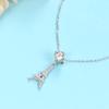 Jewelry Eiffel Tower Diamond Necklace Fashion Pendant Personalized Clavicle Chain