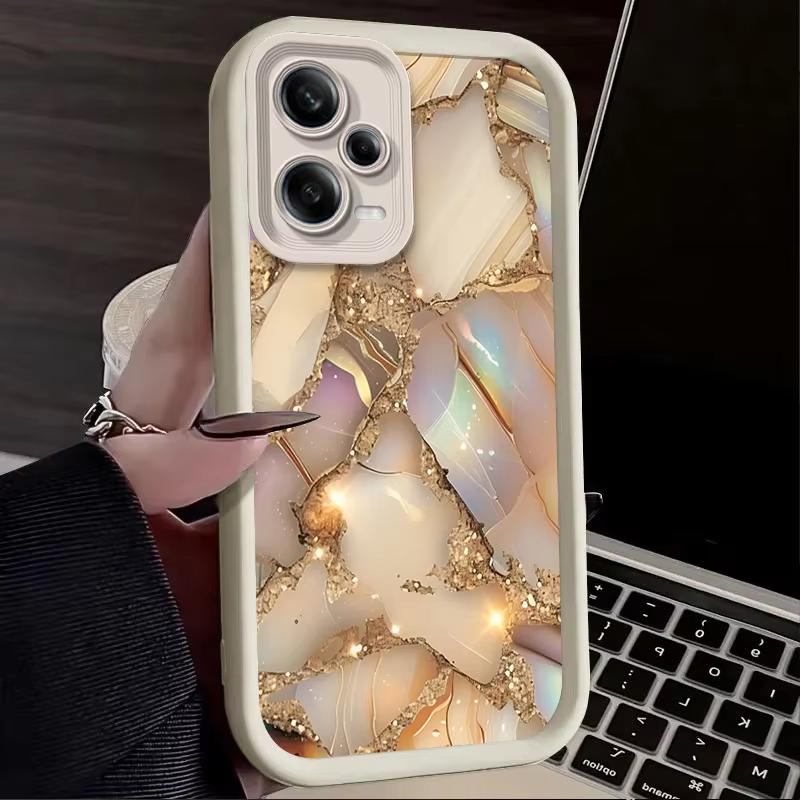 Luxury Golden Marble Pattern Phone Case For Redmi Note 13 12 Pro Plus 5G 13 12 Pro 4G 5G 11 10 Pro 12S 5G 11S 10S Redmi 13C 125G