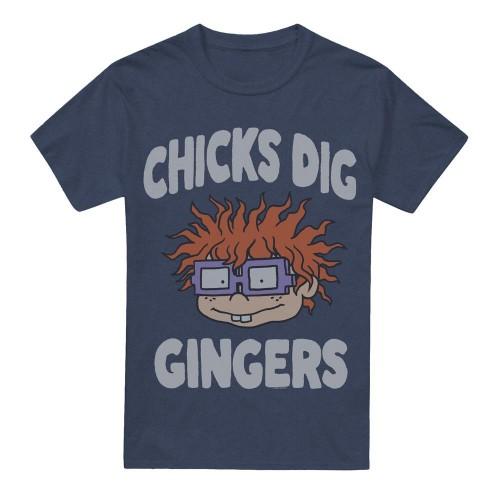 Rugrats Unisex Adult Chicks Dig Gingers T-Shirt
