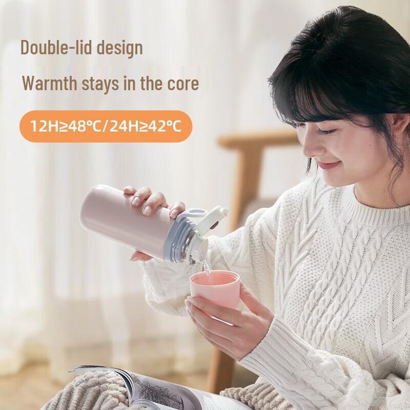 FUGUANG Aesthetic Large Capacity Insulated Water Bottle for Women