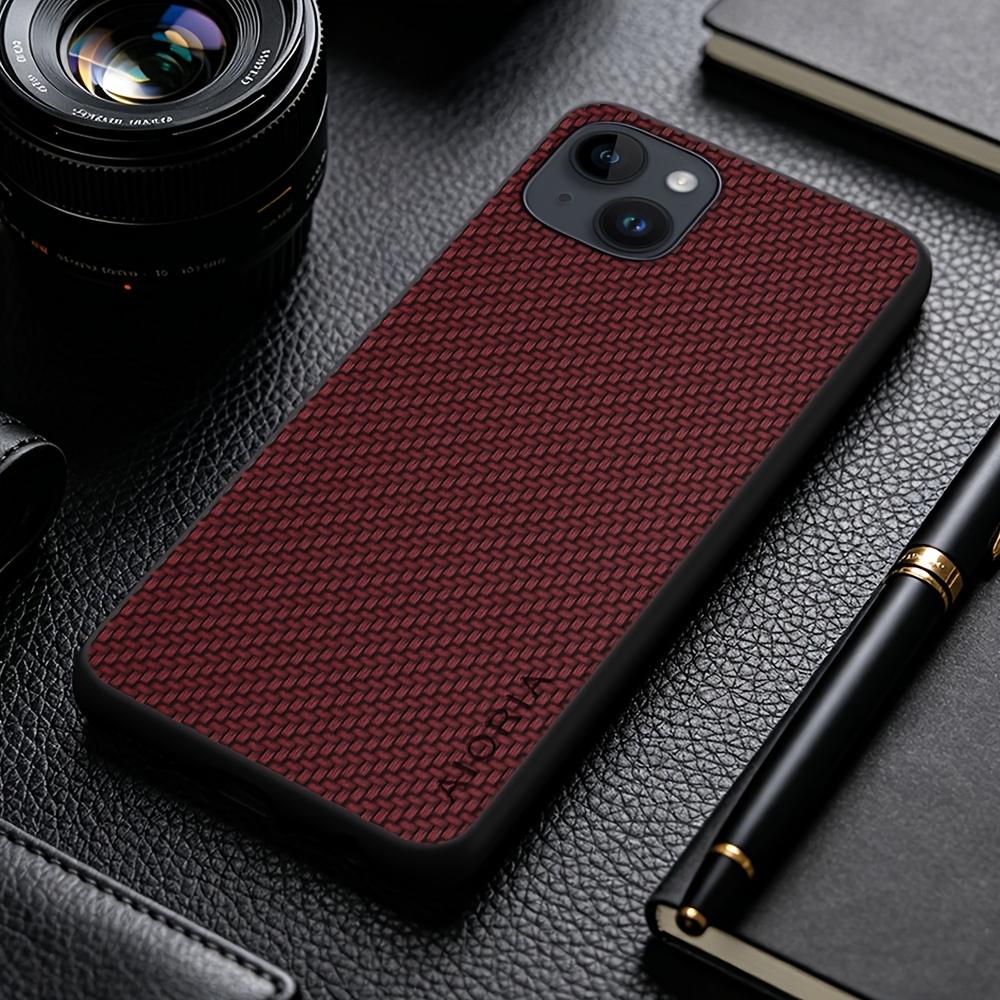 Phone Case: New Fashion Phone Case for iPhone 15 14 13 Pro Max Plus Business Casual Faux Synthetic Leather Phone Cover