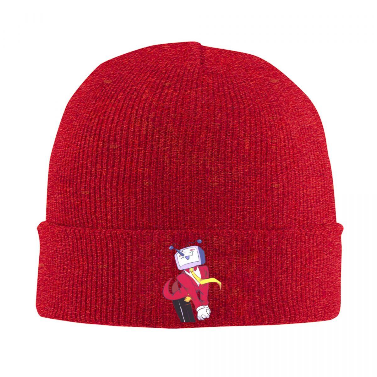

Deltarune Tenna TV Time Warm Knitted Cap Hip Hop Bonnet Hat Autumn Winter Outdoor Beanies Hats for Unisex Adult One Size