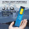 Magnetic Work Light 5 Light Modes 37g Ultra Lightweight EDC Portable Hands Free Rechargeable Clip On Flashlight Outdoor Repair