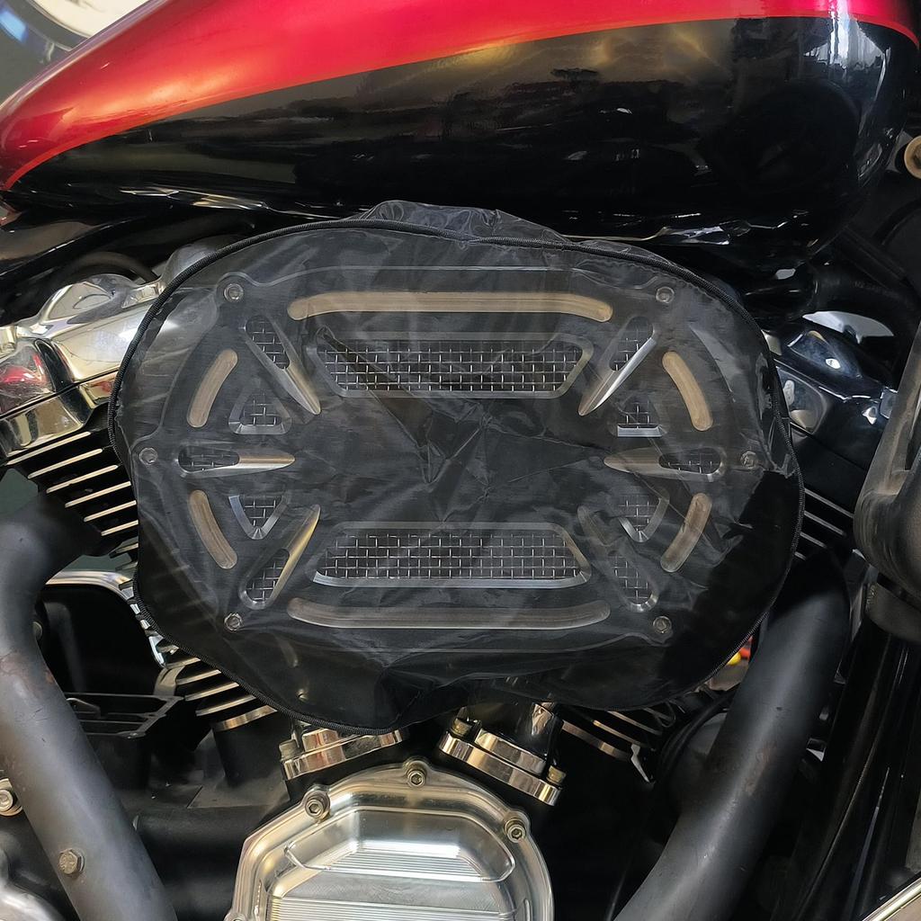 HDBUBALUS Harley Air Filter Rain Sock Cover for Harley Sportster Touring Road King Softail Dyna