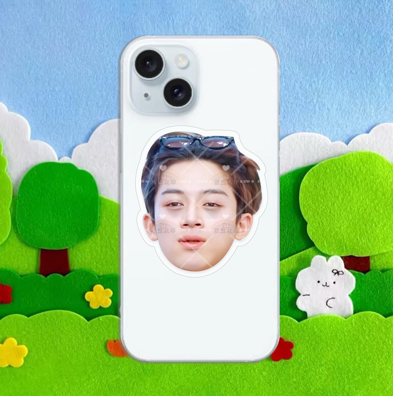Wang Xingyue & Wang Tao Acrylic Phone Grip Stand - Celebrity DIY Avatar & Creative Logo
