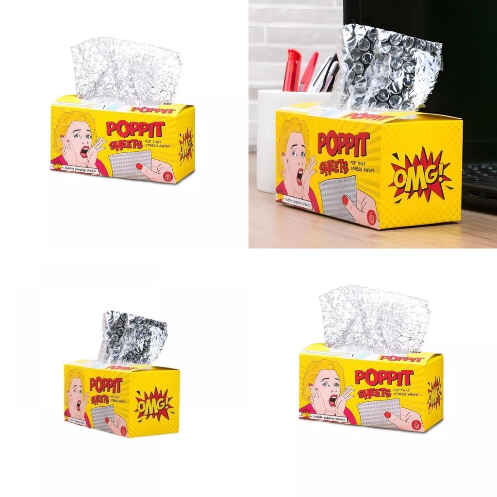 Poppit Sheets Bubble Wrap With Stressrelief Plastic Material For Kids And Adults