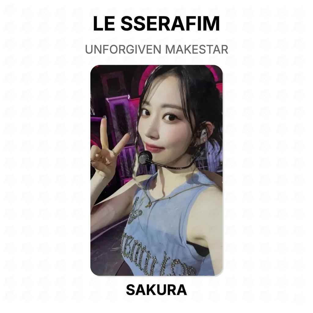 LE SSERAFIM UNFORGIVEN MAKESTAR Official Photocard
