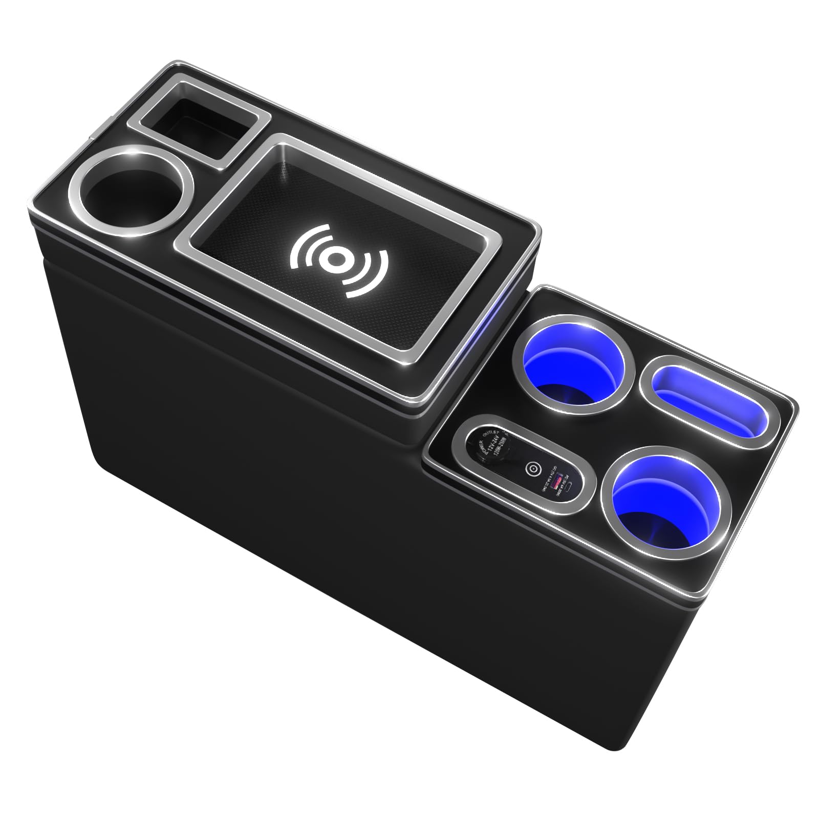 

CRAFT WORKS LED Консольный бокс подлокотник для Toyota 80 70 и бензиновых и гибридных двигателей Беспроводной Noah, Voxy, Серии, Серии, Esquire, Serena, (с