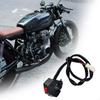 Motorrad Zündung & Killschalter Upgrades Einfache Montage Wasserdichter Zünd-Killschalter Knopf ABS Schalter für Bike