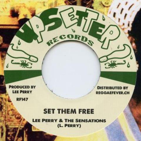 7inch Record LEE PERRY, SENSATIONS - Set Them Free / Don't Blame The Chi RF147 Upsetter/Reggae 1967 Europe Reggae, Ska & Dub