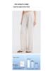 Women's Lightweight Cotton Linen Straight-Leg Pants - Breathable & Slimming