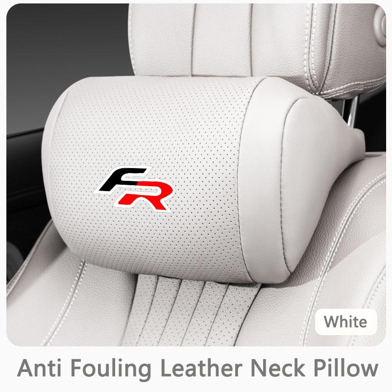 rlcp4 Car Headrest Pillow Provides Perfect Neck And Waist Support Comfortable Breathable For Seat FR Leon IBIZA Arona Arosa Ateca Exeo