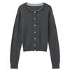 Sancai 2026 Spring Round Neck Knit Cardigan