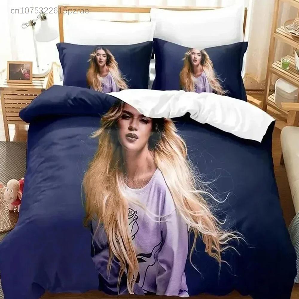 3D Print Karol G Carolina Giraldo Navarro Bedding Set Boys Girls Twin Queen Size Duvet Cover Adult Home Textileextile