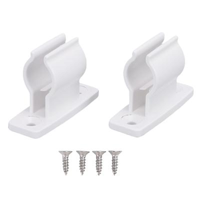 2 stk Bobilmarkise Håndsveivholder Klips Plast Markise Håndsveivstang Veggmonteringsbrakett for Bobil Campingvogn Bobil