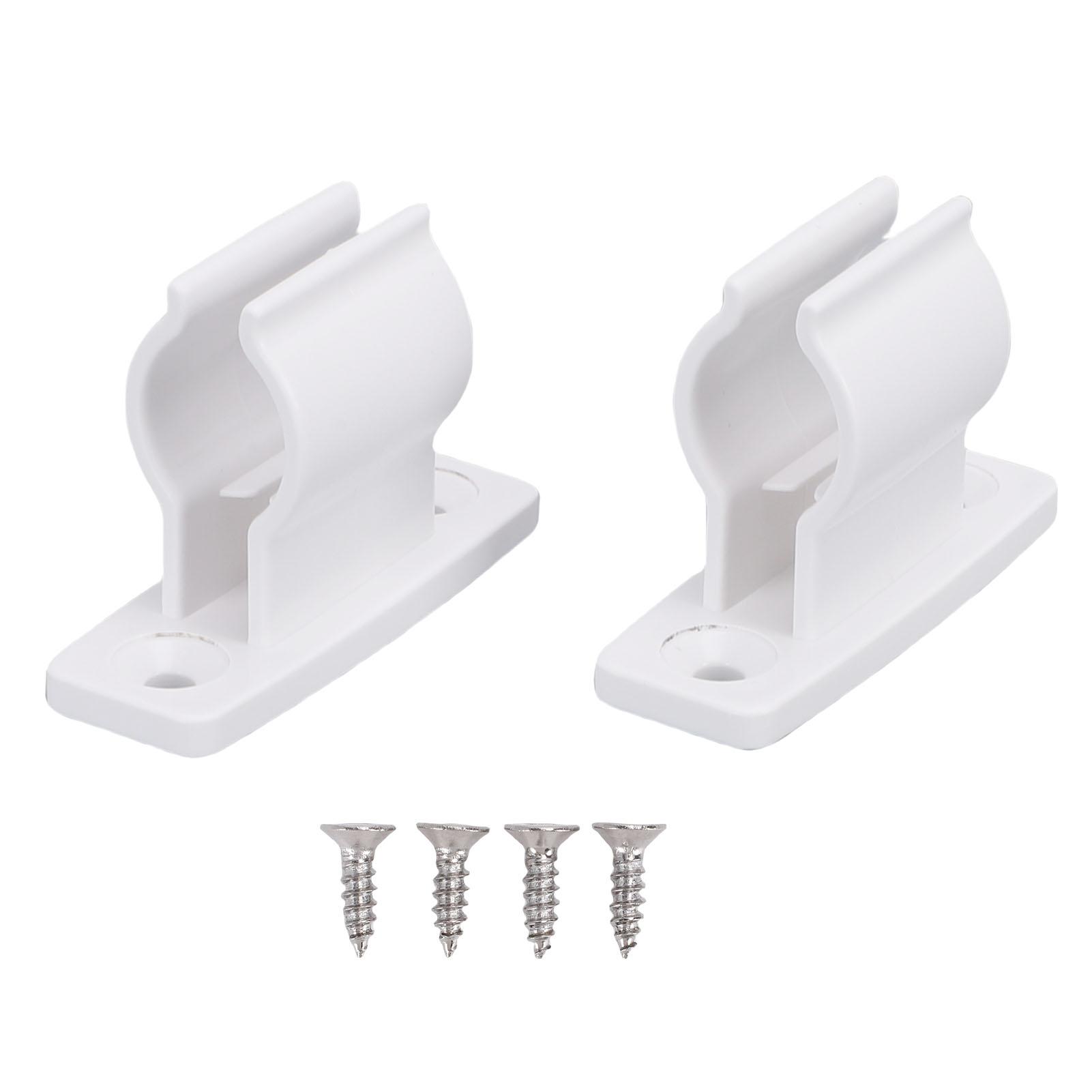 RV Awning Crank Holder Clip Plastic Awning Crank Rod Wall Mount Bracket for RV Camping Trailer Motorhome Awning Crank Clip слоновая кость