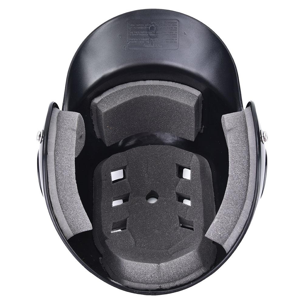 Sport Baseball Batting Helmet Protective Equipment with Strap for Adult Children Teenager(black
