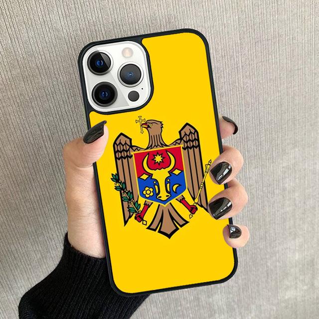Moldova Flag Moldavians Phone Case For iPhone 17 Air 16 15 14 plus 12 13 Pro max Soft Bumper Shell Cover coque