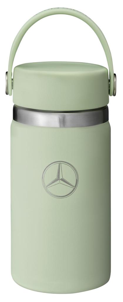 Genuine X Hydro Flask Stainless Steel 12oz Wide Aloe [Mercedes-Benz Collection] Mercedes-Benz Bottle, Mouth,