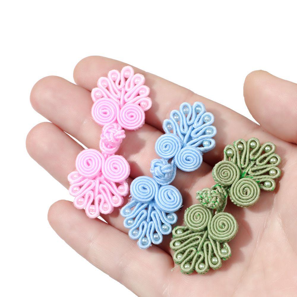5Pcs Classic Invitation DIY Cheongsam Buttons Chinese Knot Button Tang Suit Knot Fastener