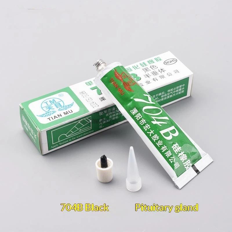 Clear Heat Conduction Silicone Glue TIANMU 705 High Temp Resistant Adhesive for Oven Seal Microwave Repair Household Use