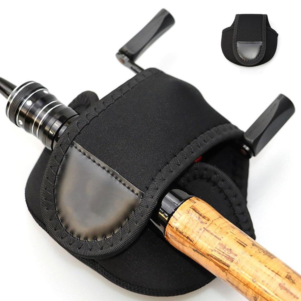 Spinning Reel Reel Reel Baitcasting Reel Spinning Black Case, Pouch, Cover, Cover, Protective, Reel, Size,