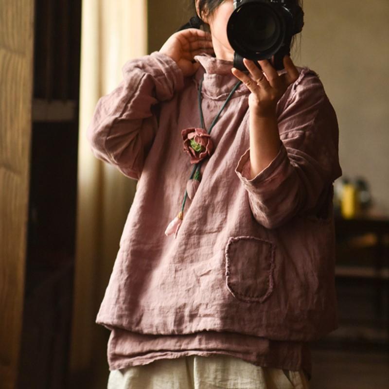 Johnature Gilets en lin de couleur unie pour femmes, manteaux Vintage, Patchwork, Plus coton, gilets chauds de Style chinois, automne