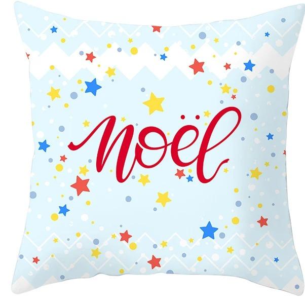 Christmas Themed Pillowcases Car Accessories Office Santa Claus Living Room Sofa Home Pillowcases