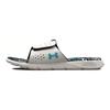 Under Armour Ignite 7 Graphic Footbed Slide Grey Mist Floral Women Sneakers Blue-Surf 3026029-100