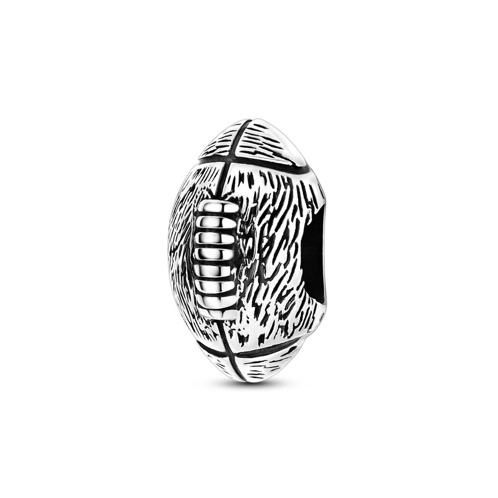 925 Silver Charms Beads Sport Basketball Football Tennis Volleyball Golden Pendant Fit Women Girl Fine Jewelry