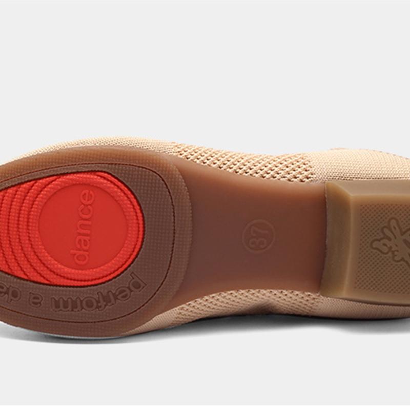 Women's Latin Dance Shoes Low Heels Mesh Ballroom Dancing Shoes Teacher Tango Salsa Rumba Modern Jazz Shoes for Women