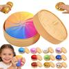 2 Stück Simulation gedämpfte Brötchen Spielzeug Stressabbau Kleine Teigtaschen Quetsch-Sensorisches Fidget-Spielzeug Langsam aufsteigender Stressball Dekompression Teigkugel Spielzeug