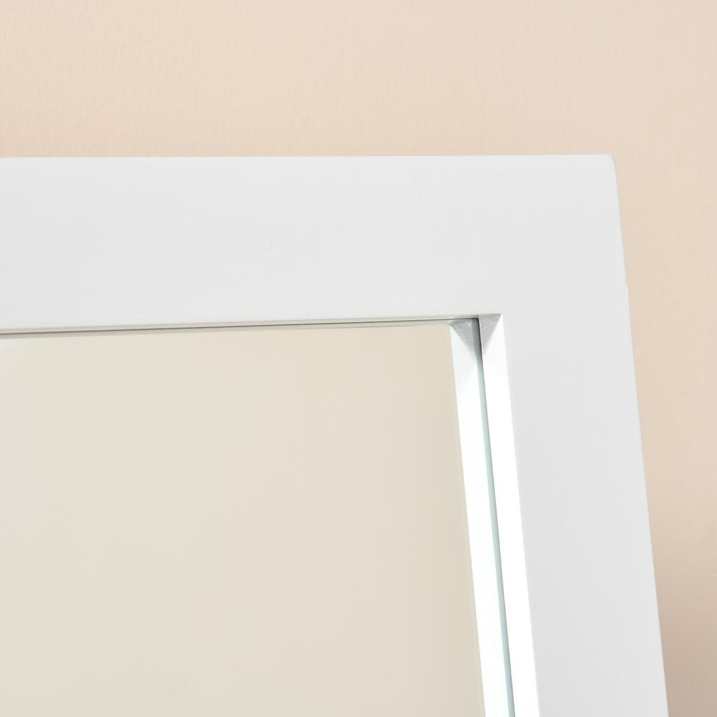 Full Length Mirror, Freestanding Adjustable Angle Dressing Mirror for Bedroom, Living Room, 148 X 47 Cm, White